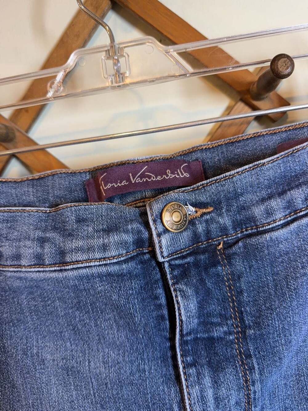 Gloria Vanderbilt Amanda High Rise Straight Leg Jeans Size 22W Short - Picture 2 of 5